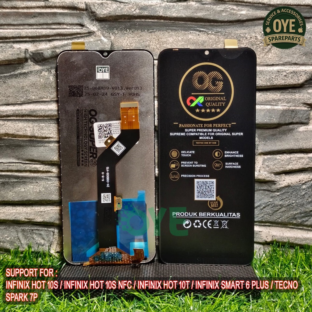 LCD INFINIX HOT 10S / INFINIX 10S NFC / HOT 10T / SMART 6 PLUS / TECNO SPARK 7P