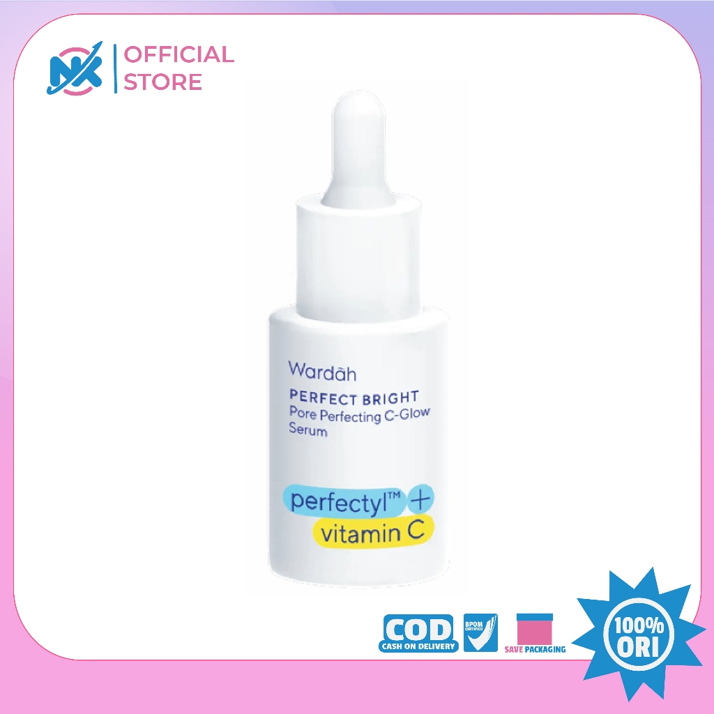 Wardah  Perfect Bright PerfectyTM+Vitamin C Pore Perpecting C-Glow Serum 15 ml