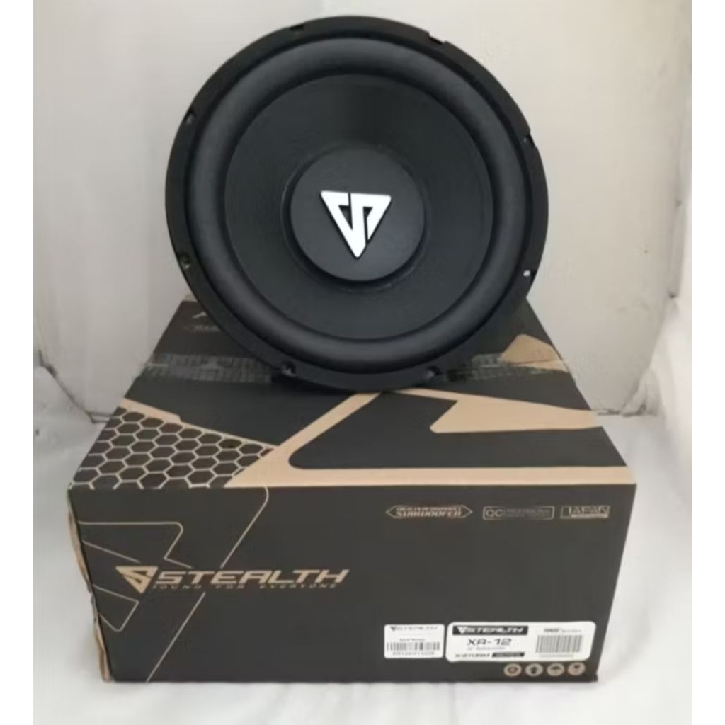 Subwoofer Audio 12" stealth xr-12, Empuk