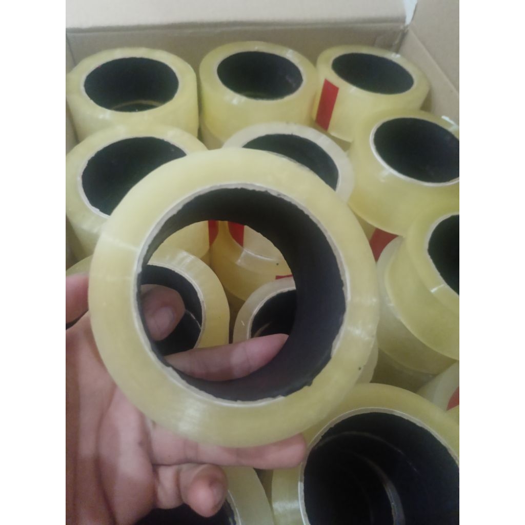 Lakban bening kiloan 3500