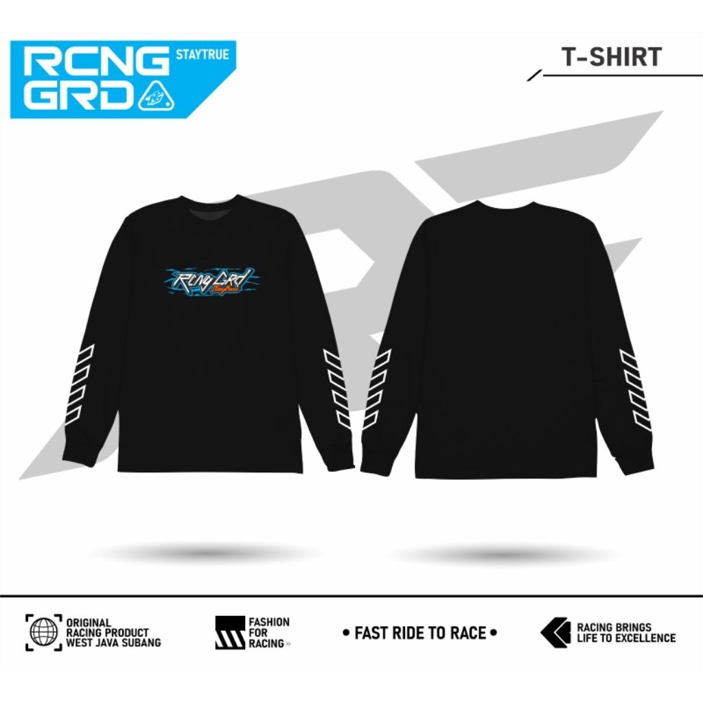 kaos Racing grid lengan panjang