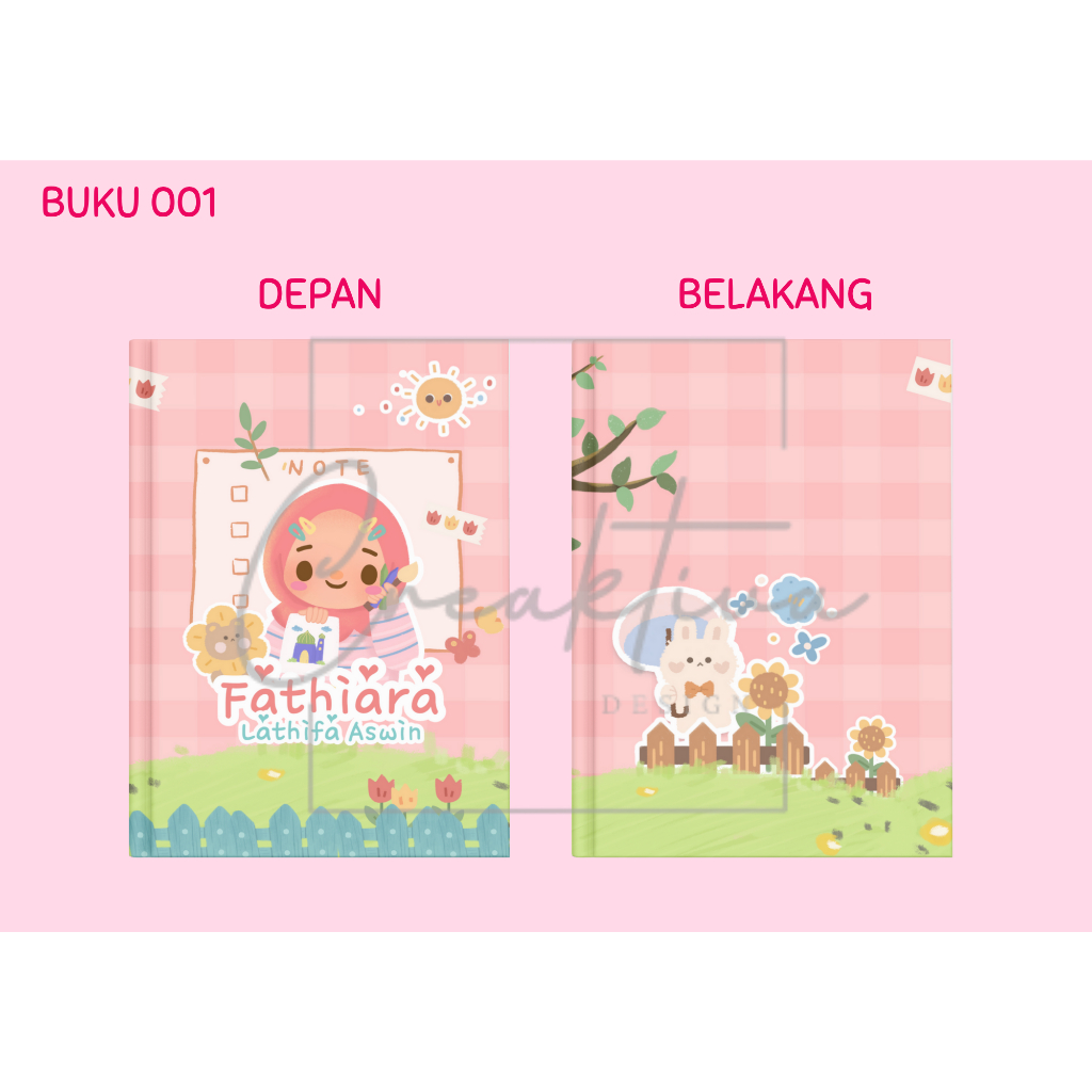 

Buku Tulis Sekolah Custom Nama