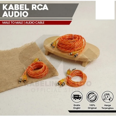KABEL RCA 5 METER KABEL AUDIO