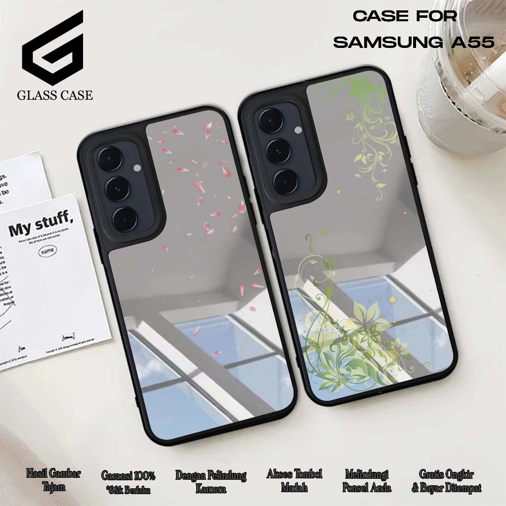 MIRROR SAMSUNG A55 SOFTCASE KACA FULL COVER CASING CERMIN SAMSUNG A55 ( KOCAN 11 - 12 ) - CASING HP 
