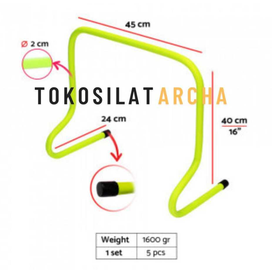 ADJUST HURDLE ROX 40 CM (ISI 5) / Hurdle Olahraga / Alat Lompat Sepak Bola