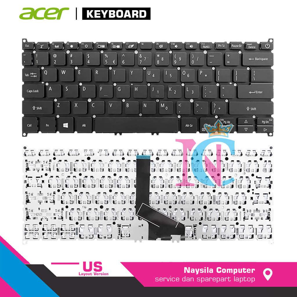 Keyboard Acer Swift 5 SF514-51 SF514-51G SF514-52 SF514-52T SF514-54G SF514-54T