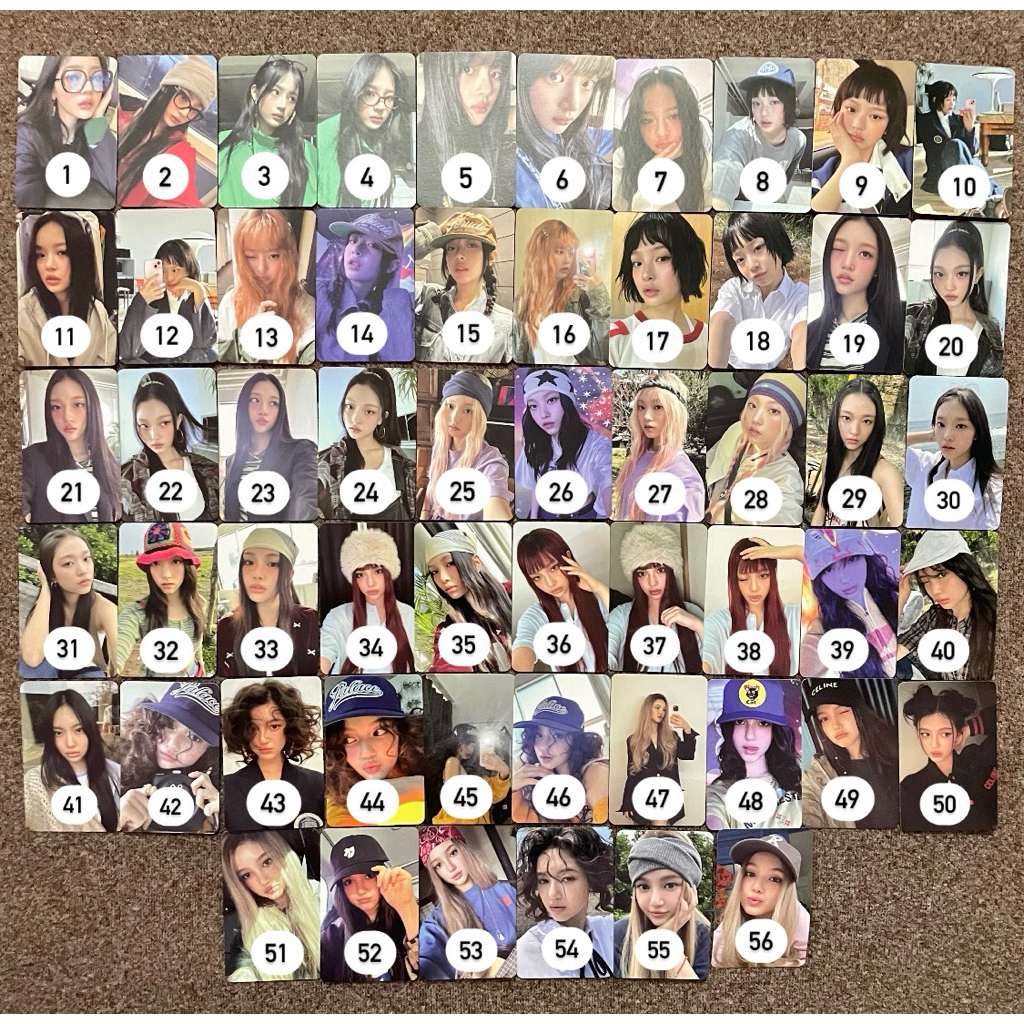 [Ready] Official Photocard New Jeans How Sweet Supernatural line friends