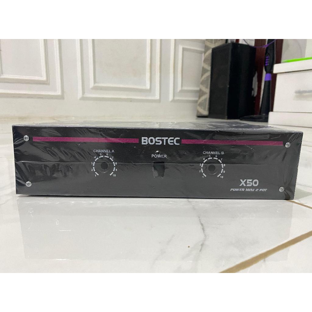 BOX POWER MINI BOX AMPLIFIER SOUND SYSTEM BOSTEX X50 TERMURAH
