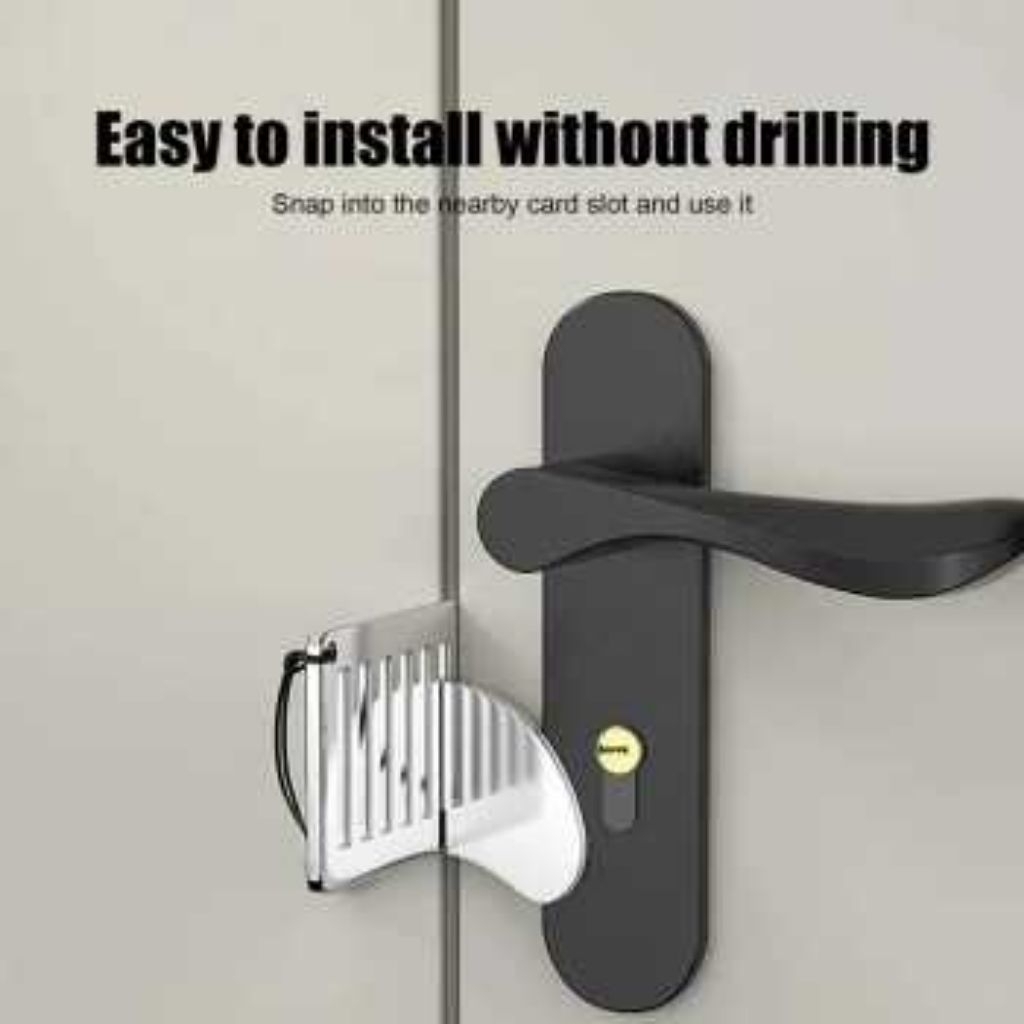 Kunci pintu portable anti lock pick