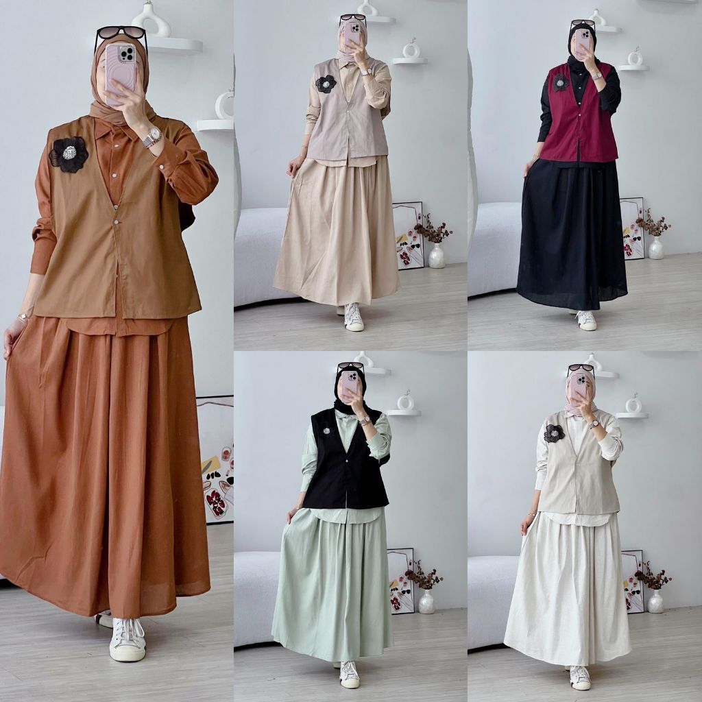 GAGIL TERBARU / RAVELINE SET ROK PREMIUM BY GAGIL / SETROK GAGIL KEKINIAN