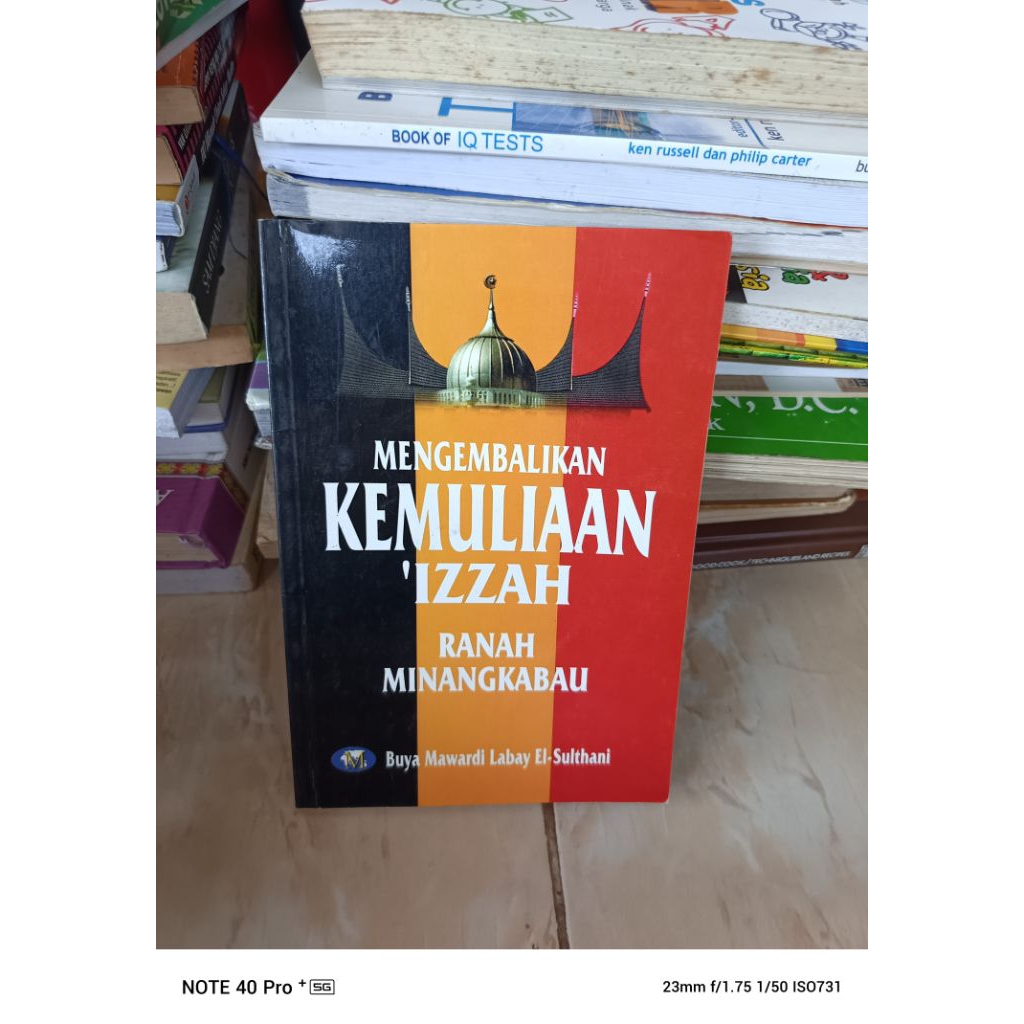 Buku Islami Mengembalikan Kemuliaan Izzah Ranah Minangkabau Original Preloved