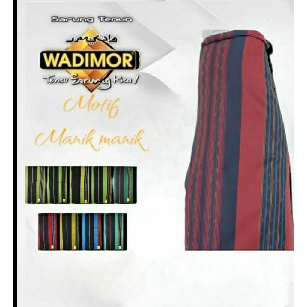 Sarung wadimor motif manik-manik