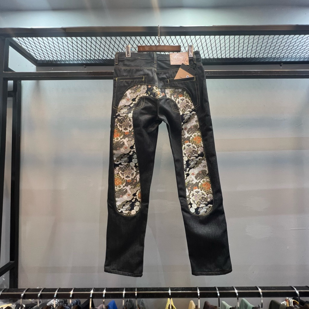 Celana Jeans Pria EVISU Dacck Autumn Denim Jeans PM