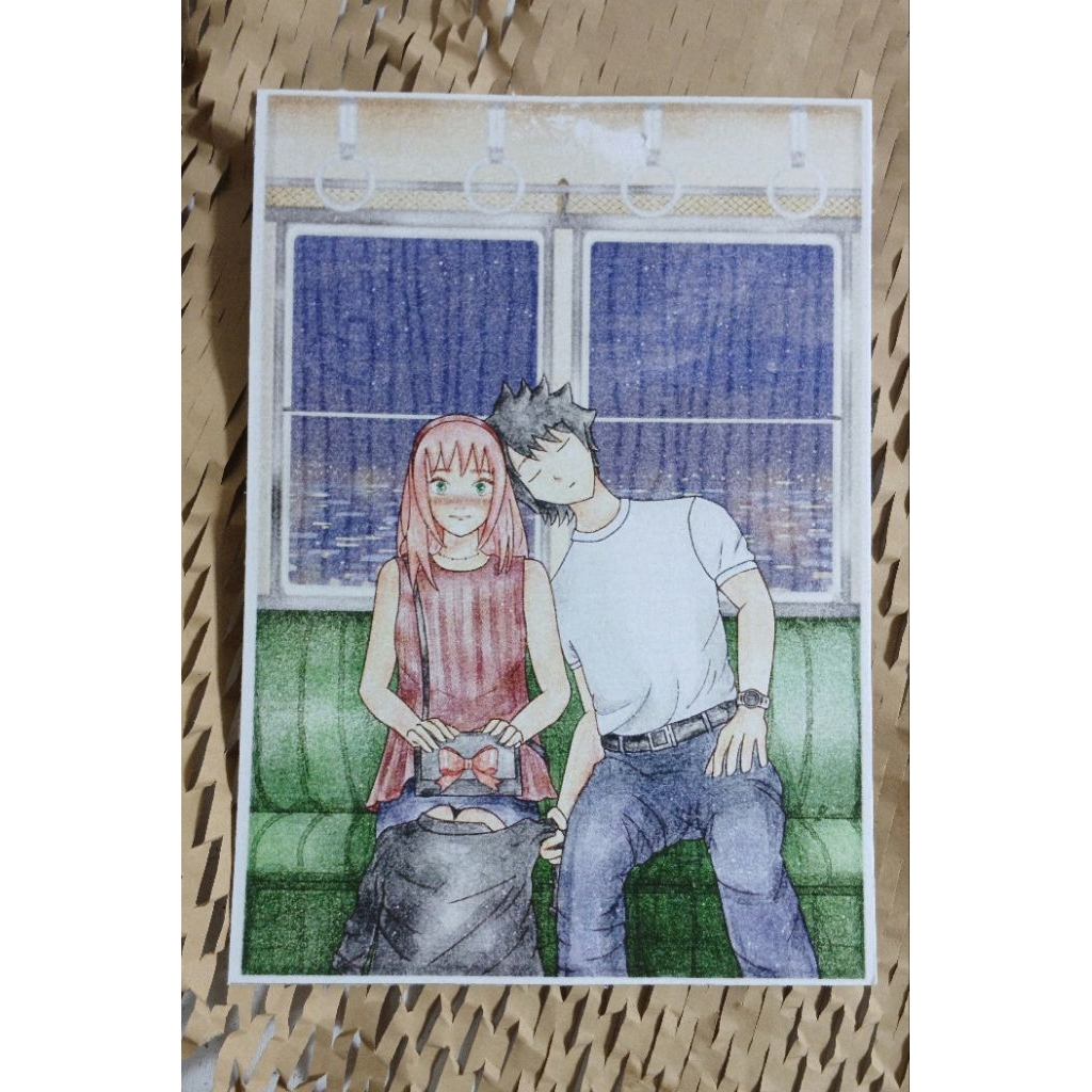 FANMERCH SasuSaku Sasuke x Sakura Artprint A6