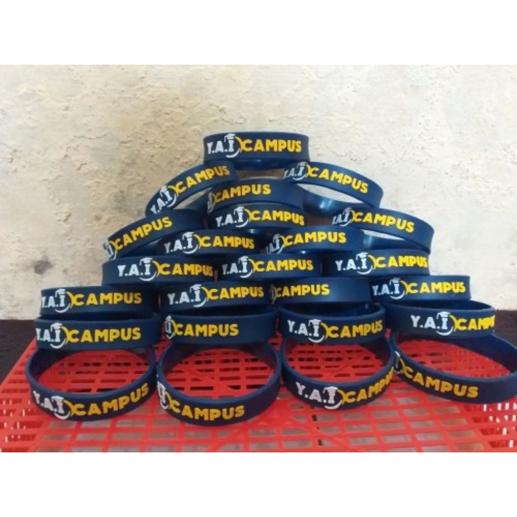 gelang karet custom desain sendiri