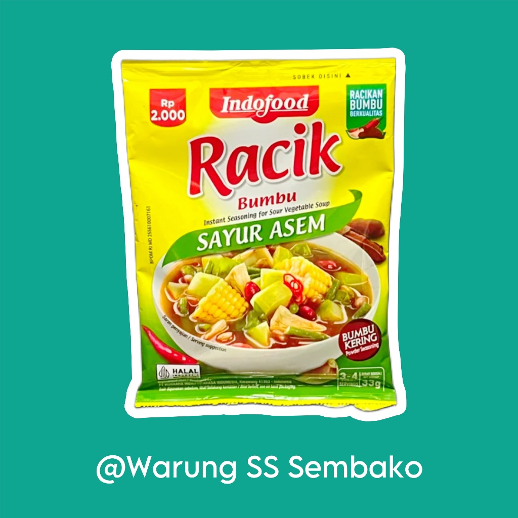 

Indofood Bumbu Racik Instan Praktis Sayur Asem 1 sachet