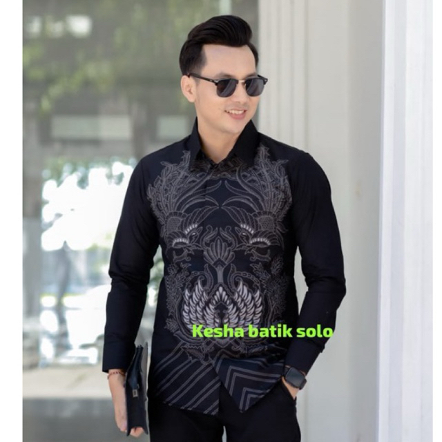 kemeja batik slimfit full furing motif Yudistira