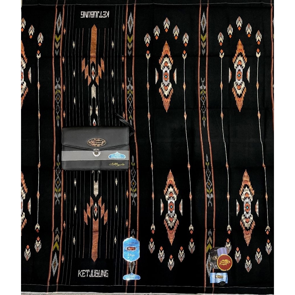 Sarung KETJUBUNG Red Mercerized Type SCP GOLD