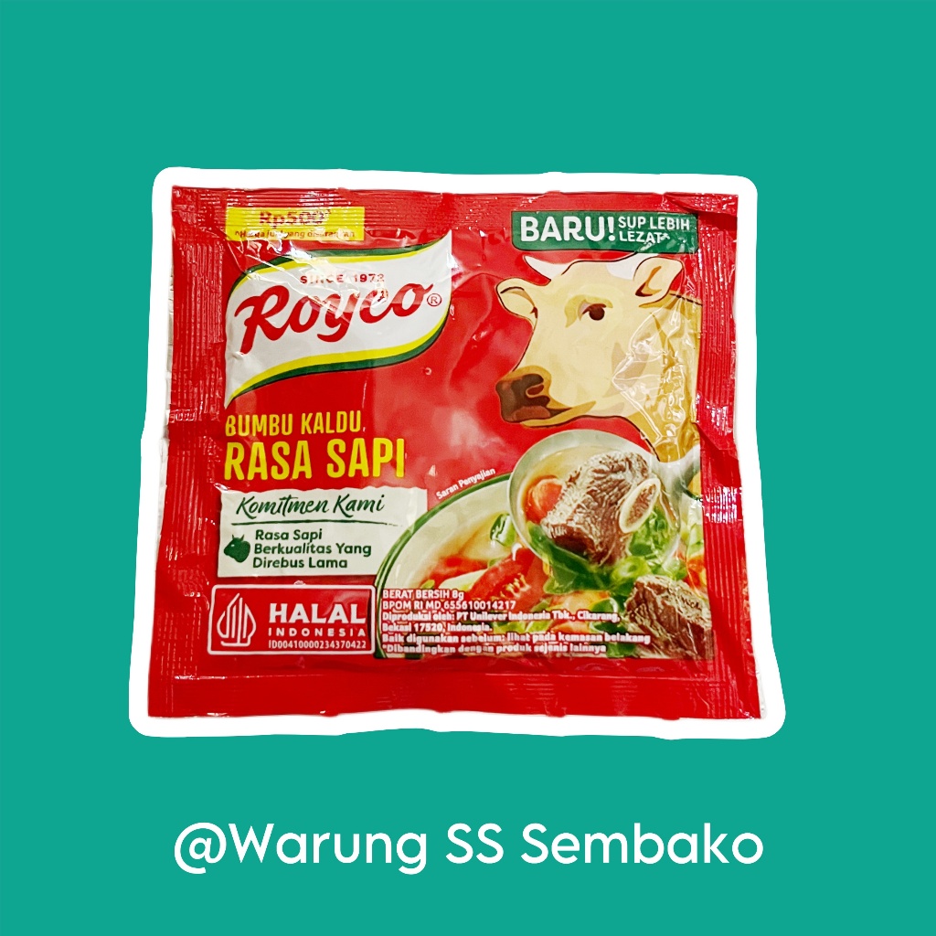 

Royco Bumbu Kaldu Sapi eceran 1 sachet