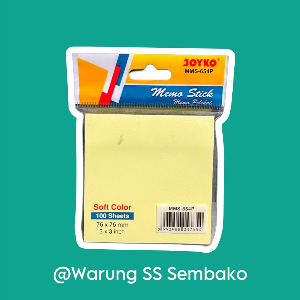 

Joyko Sticky Notes Memo MMS-654P 1 pcs 100 lembar