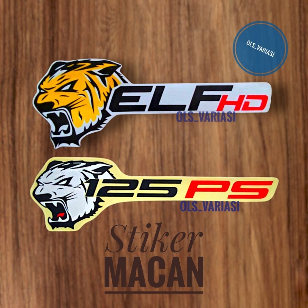 Stiker macan isuzu / Stiker elf macan / stiker isuzu elf / variasi elf macan / Stiker Macan elf / St