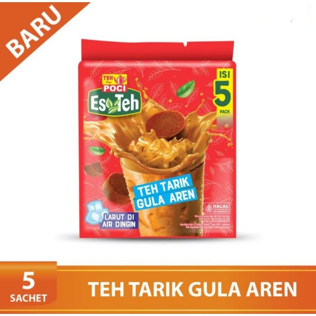 

Teh Poci Tarik Rasa Gula Aren 125 Gr (Isi 5)