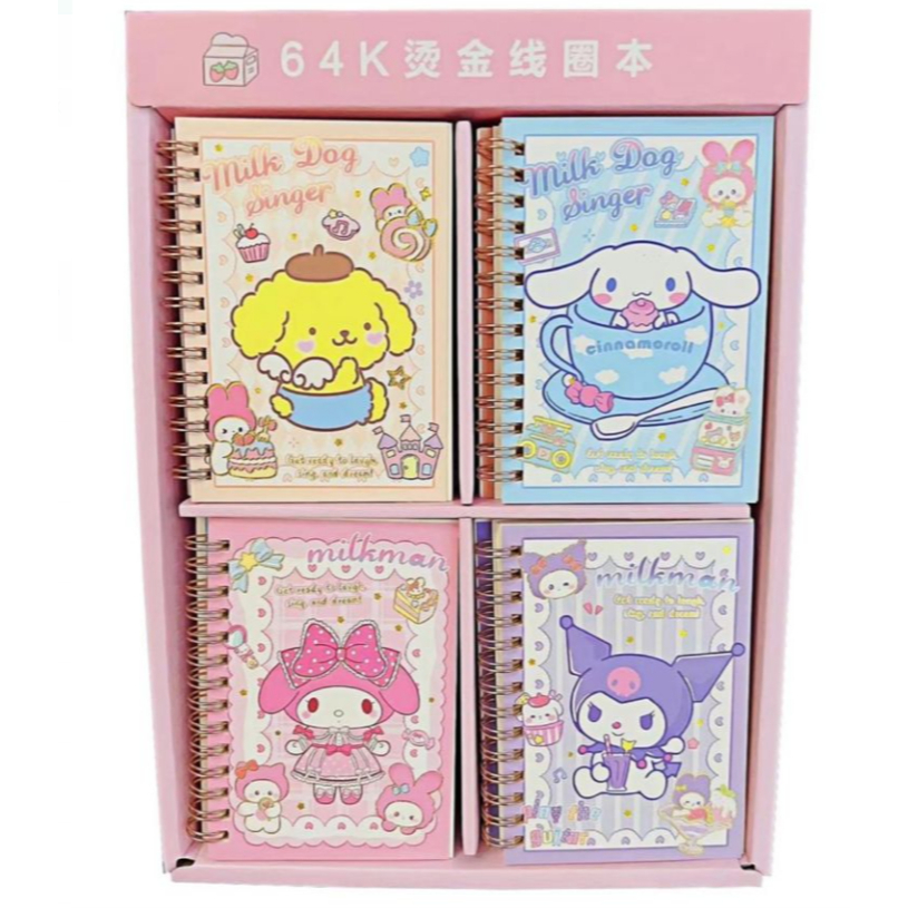 

HM -Notebook A5 Buku Diary Aesthetic Buku Jurnal Buku Catatan Buku Note Sanrio Kuromi Melody