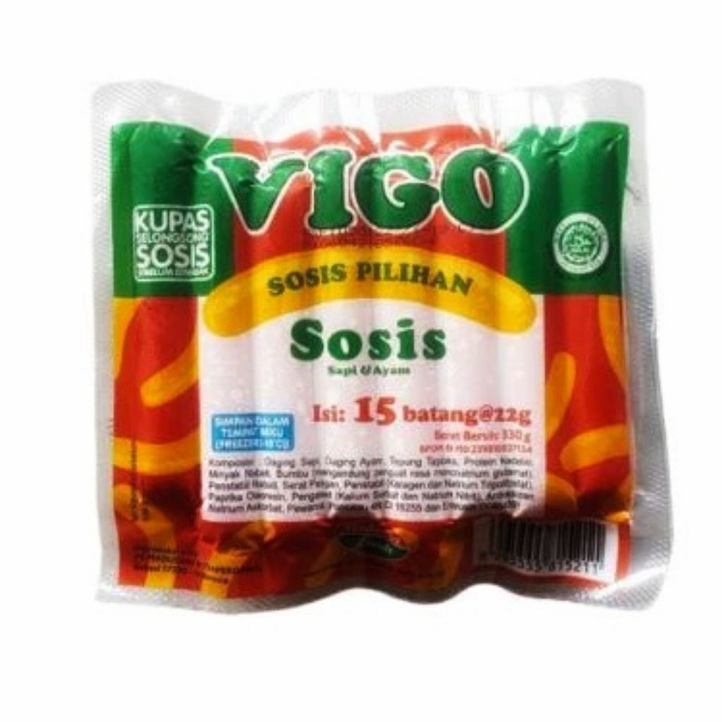 

Kode G. Vigo Sapi Sapi Isi 15 330gr Rasa Enak
