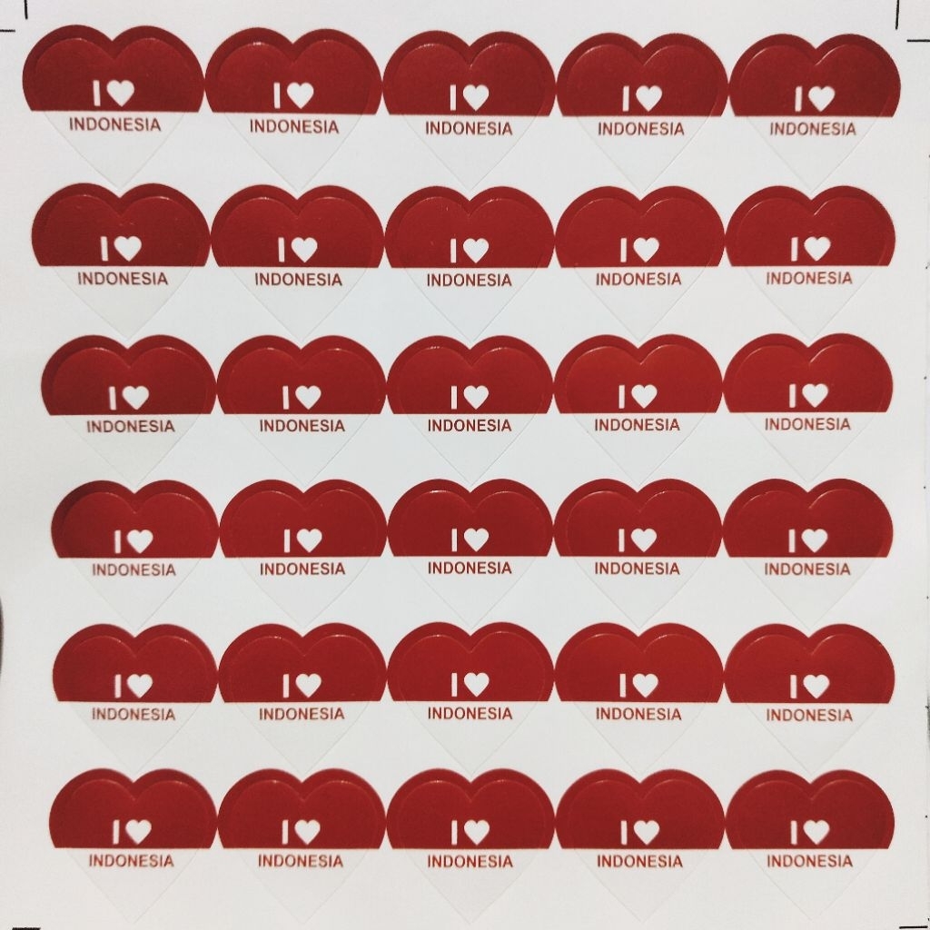 

Stiker Bendera merah putih perayaan Hut RI