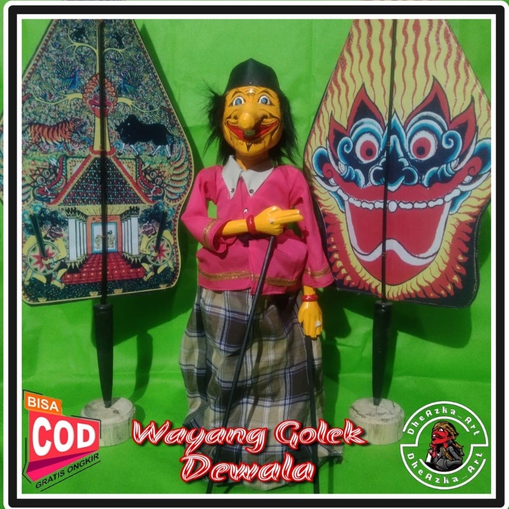 Wayang Golek, Wayang Dawala / Petruk Kualitas Halus (Bonus Tatakan)