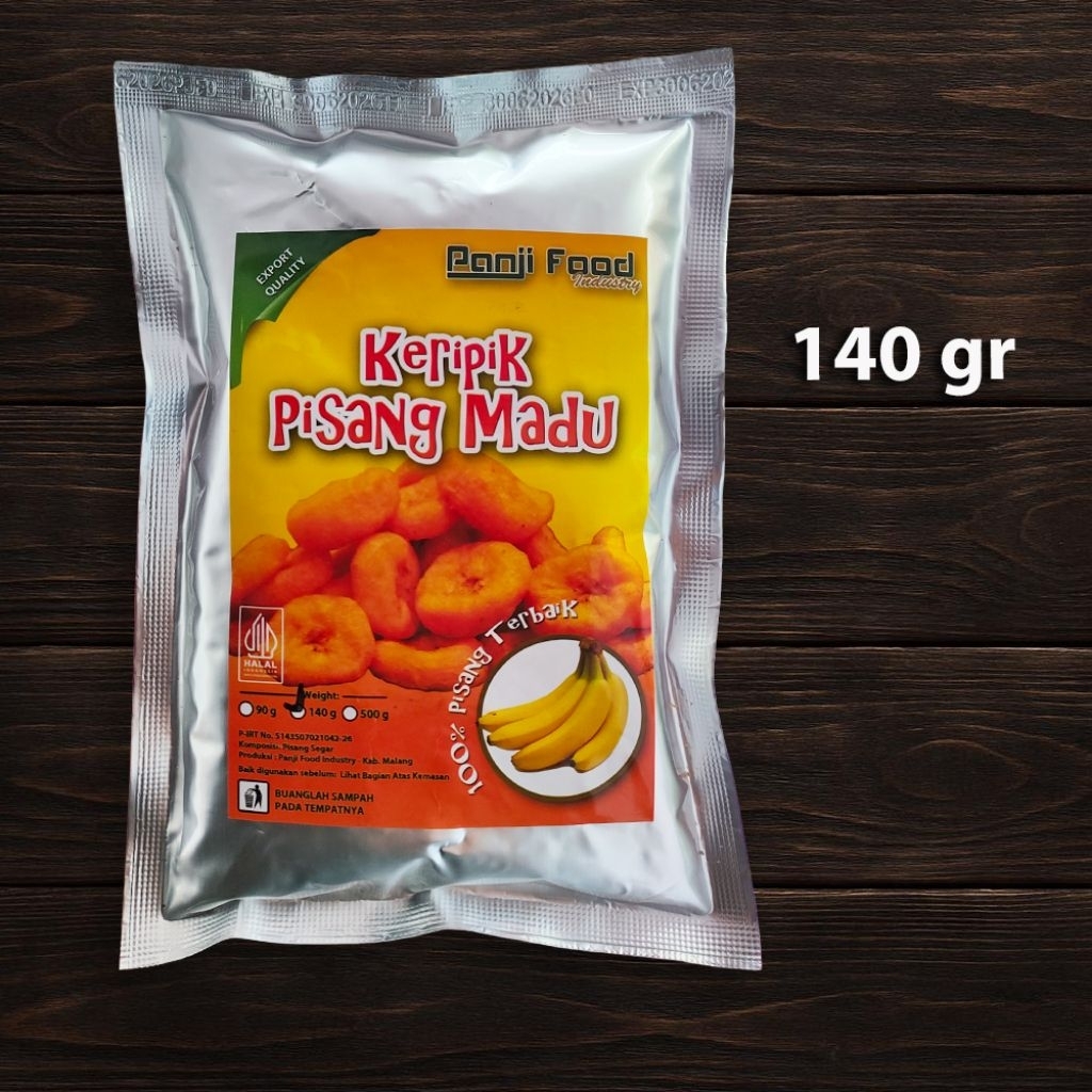 

Keripik Pisang Madu 140gr, Export Quality