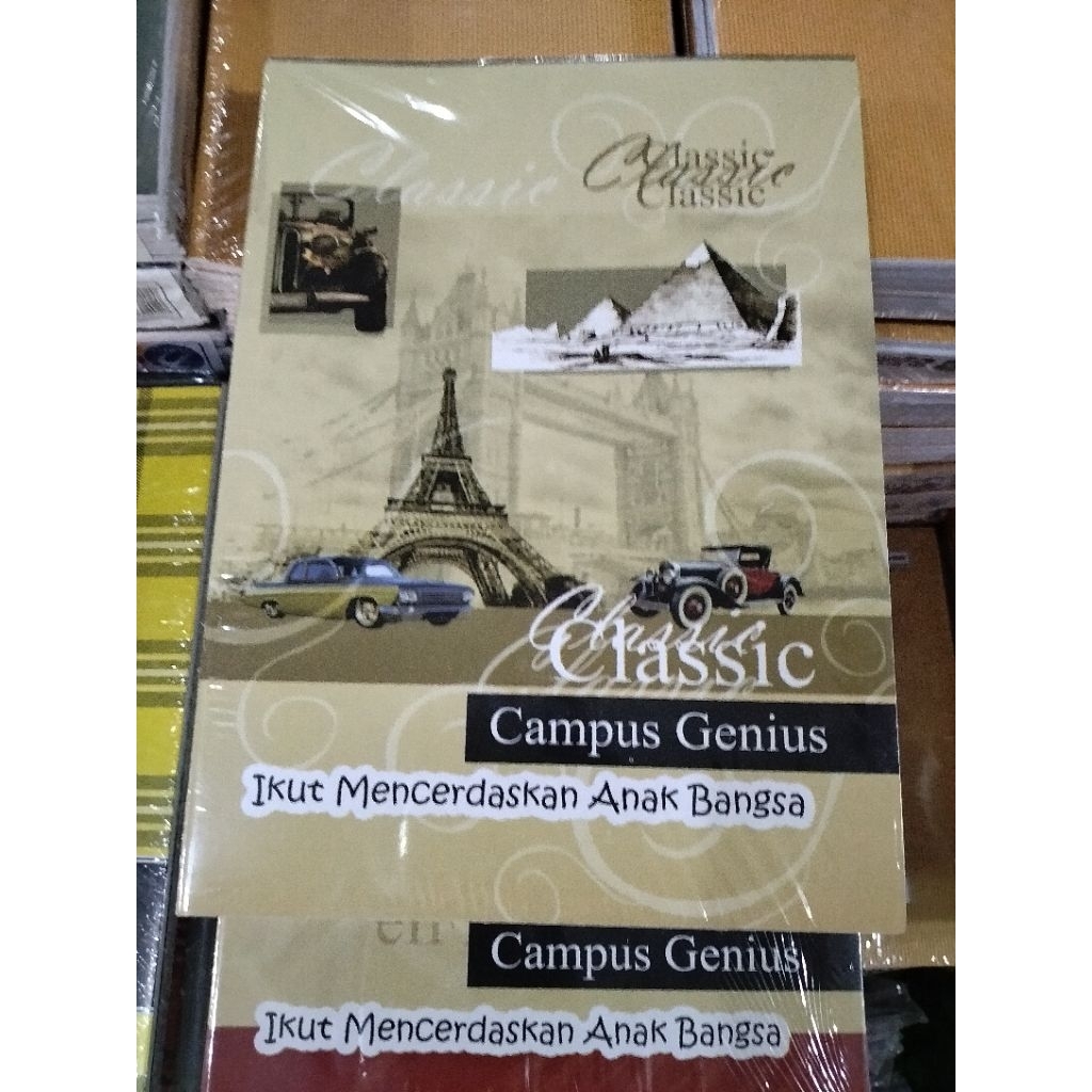 

Buku tulis bigboos campus genius 42 lembar motif paris