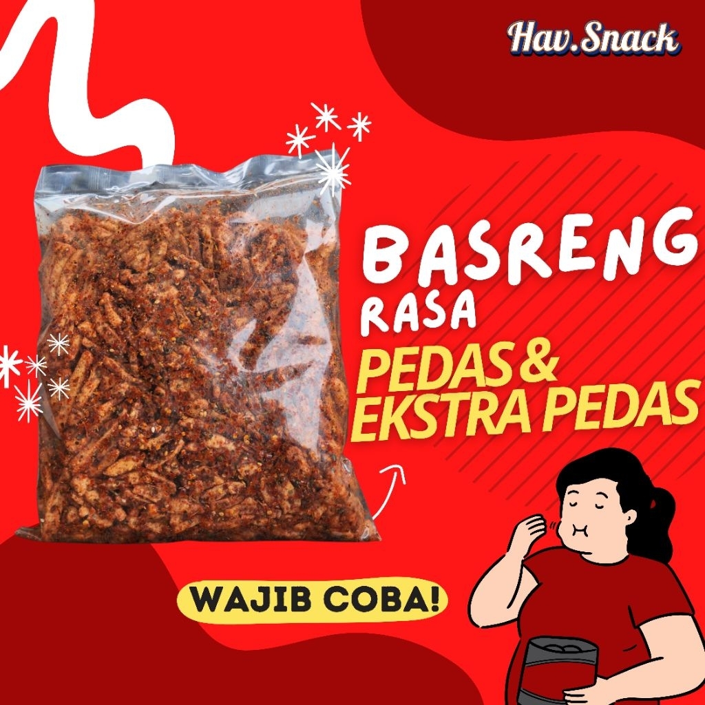 

Basreng Pedas Daun Jeruk 1kg Murah Original Cemilan Gratis Ongkir Makanan Ringan Snack