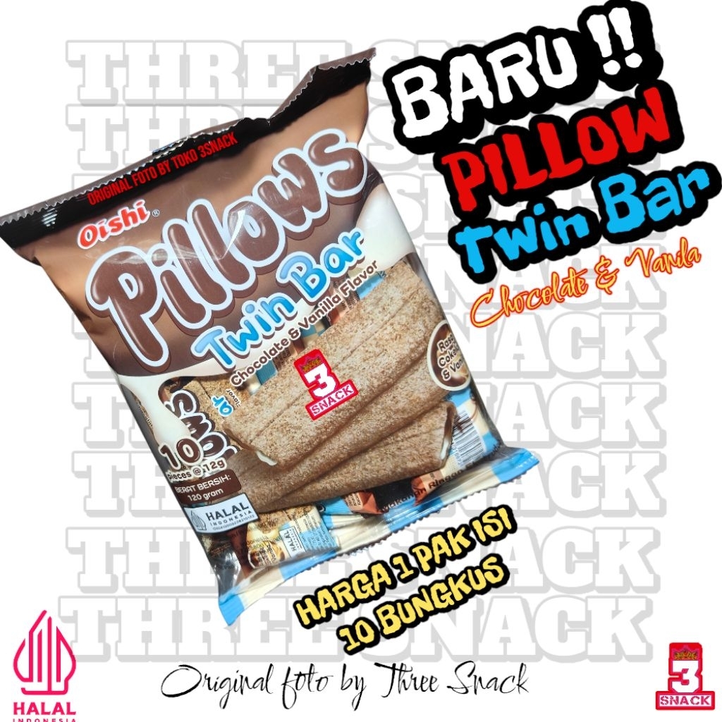 

( BARU ) 1 PAK PILLOW TWIN BAR ISI 10 PCS