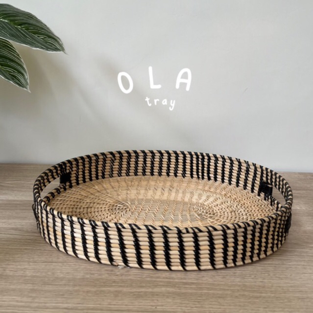 Lombok Authentic | Ola Tray Nampan Oval Anyaman Rotan Lombok | Kerajinan Anyaman Rotan Lombok | Ratt