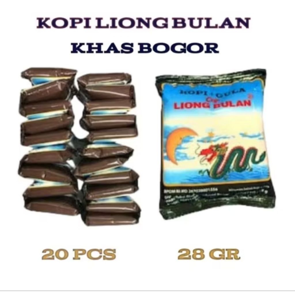 

KOPI LIONG + GULA CAP LIONG BULAN ( 1 bungkus = 2 renceng = 20 pcs)