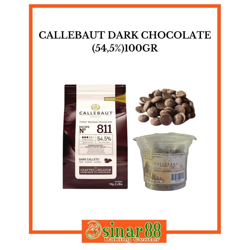 

Callebaut Dark Chocolate 811 (54,5%) 100gr