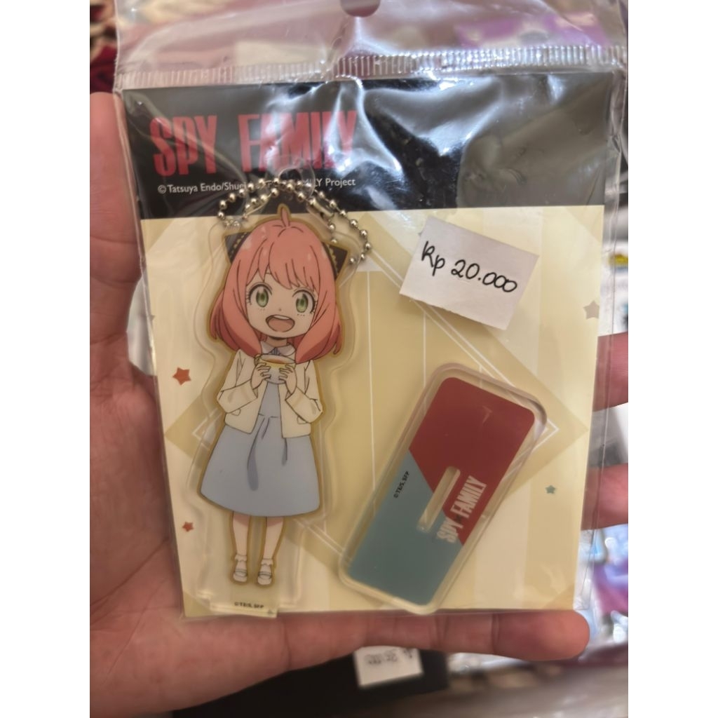 Merchandise Anime Ganci Strap Akrilik Anya Spy X Family