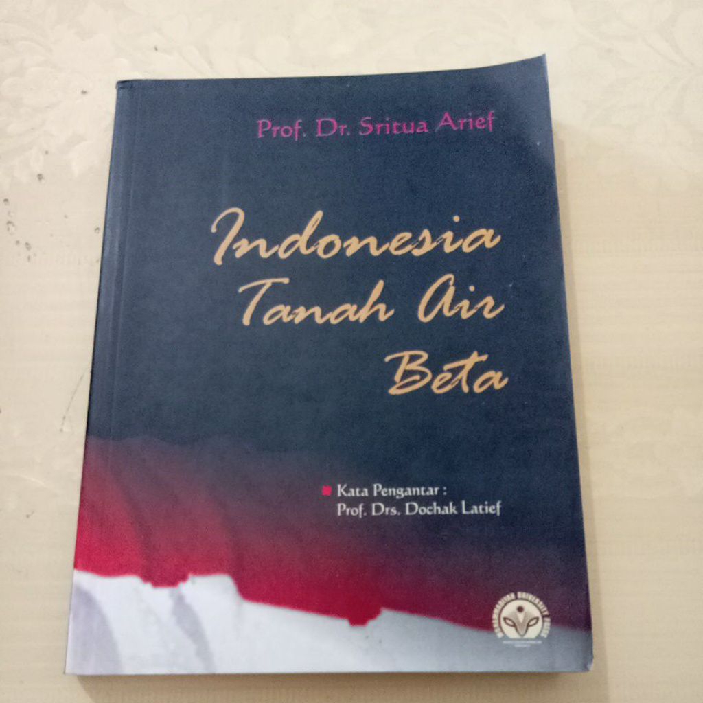 Buku ORI Indonesias Tanah Air Beta Oleh Prof Dr Sritua Arief