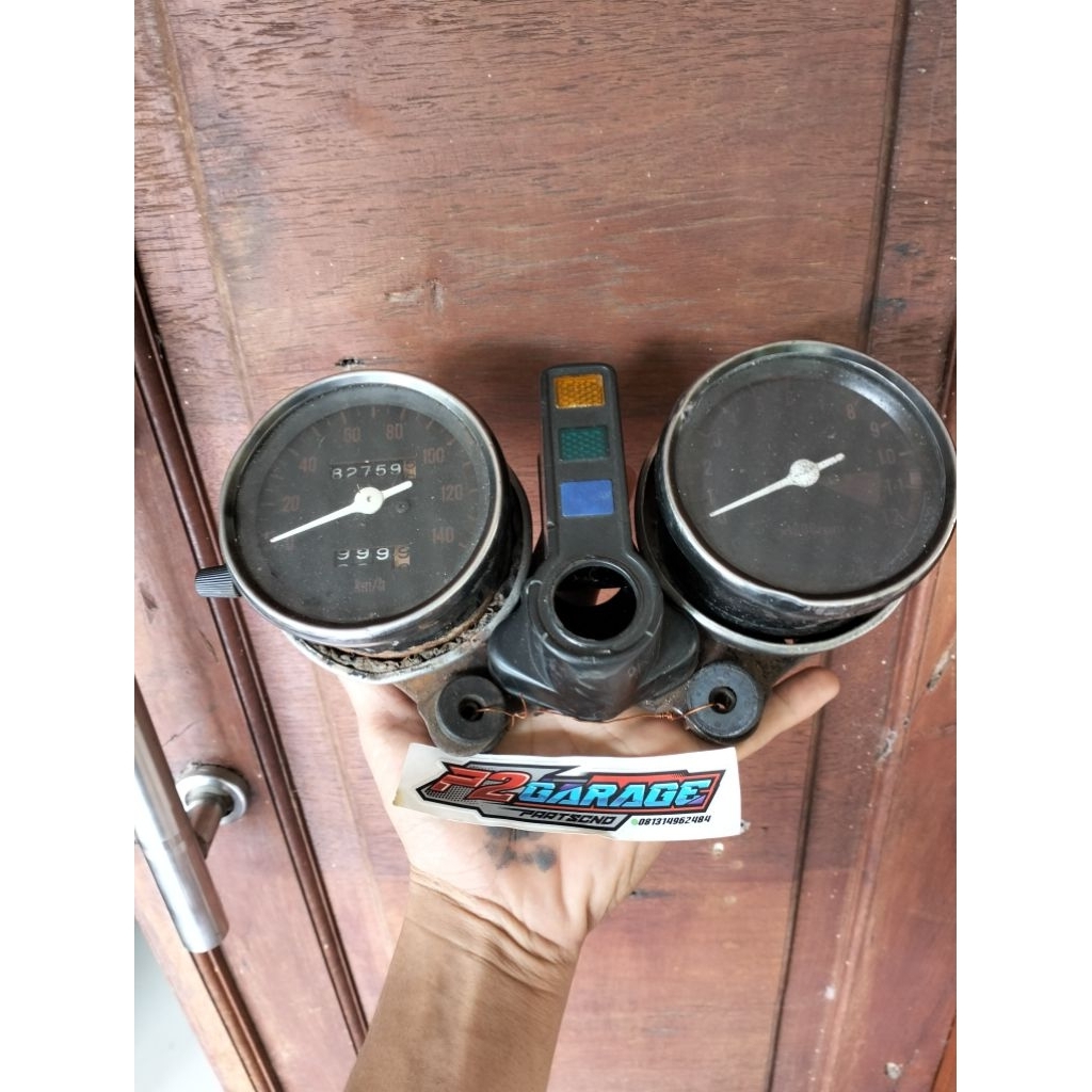 Spedo spido Spedometer gl100 gl125 79/80 Platina lampu bulat