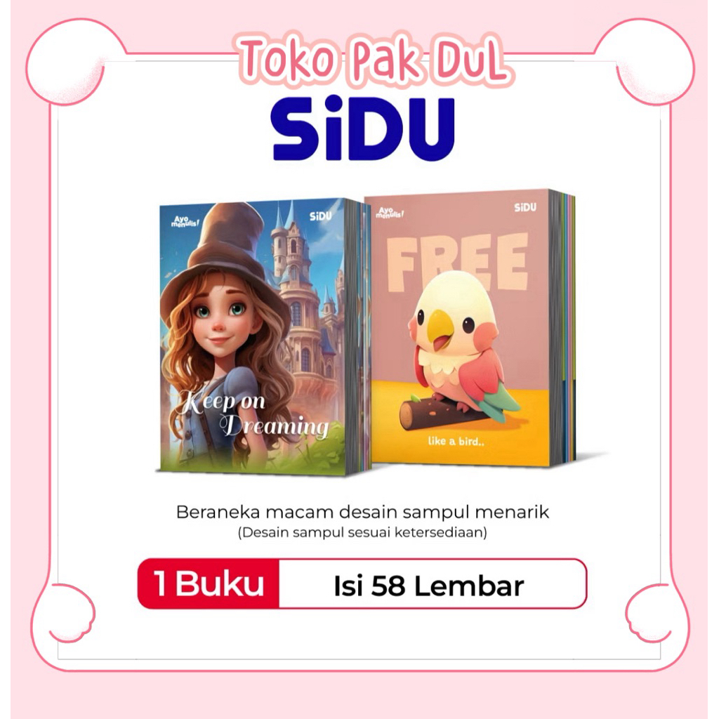 

buku tulis sidu 58 lembar - 10 buku