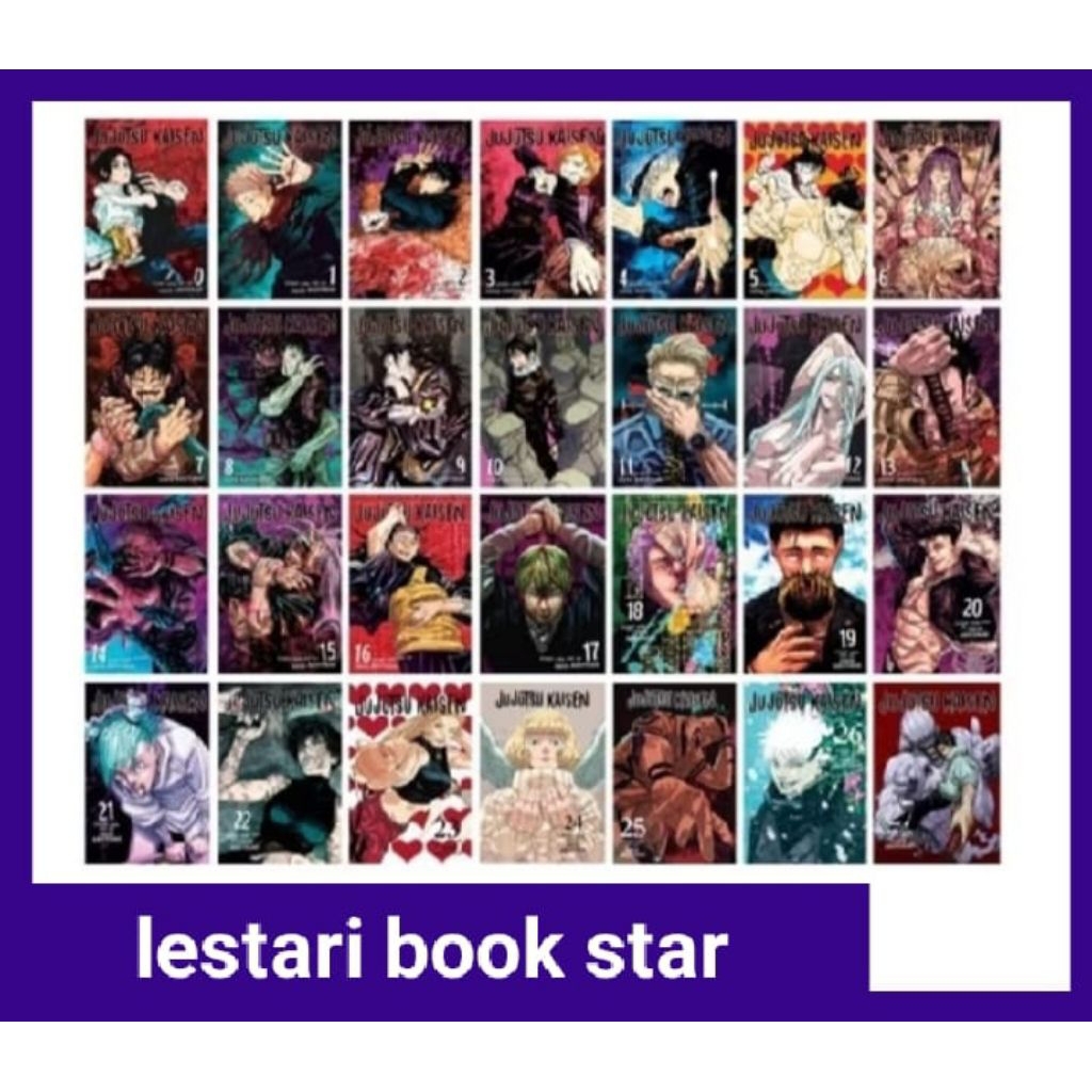 komik jujutsu kaisen vol 0-30 ( English)