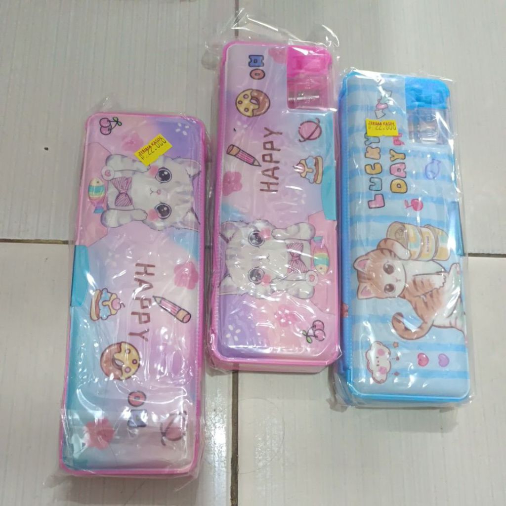 

Kotak Pensil Anak TK / SD murah / Kotak Pensil Motif Kartun Multifungsi