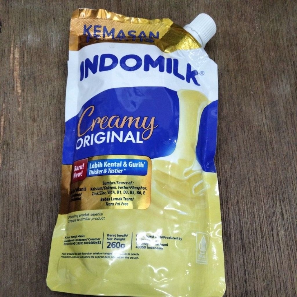 

Susu Kental manis Indomilk pouch 260gram