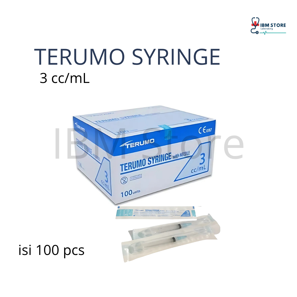 Spuit Syringe Terumo 3 cc / 3 ml