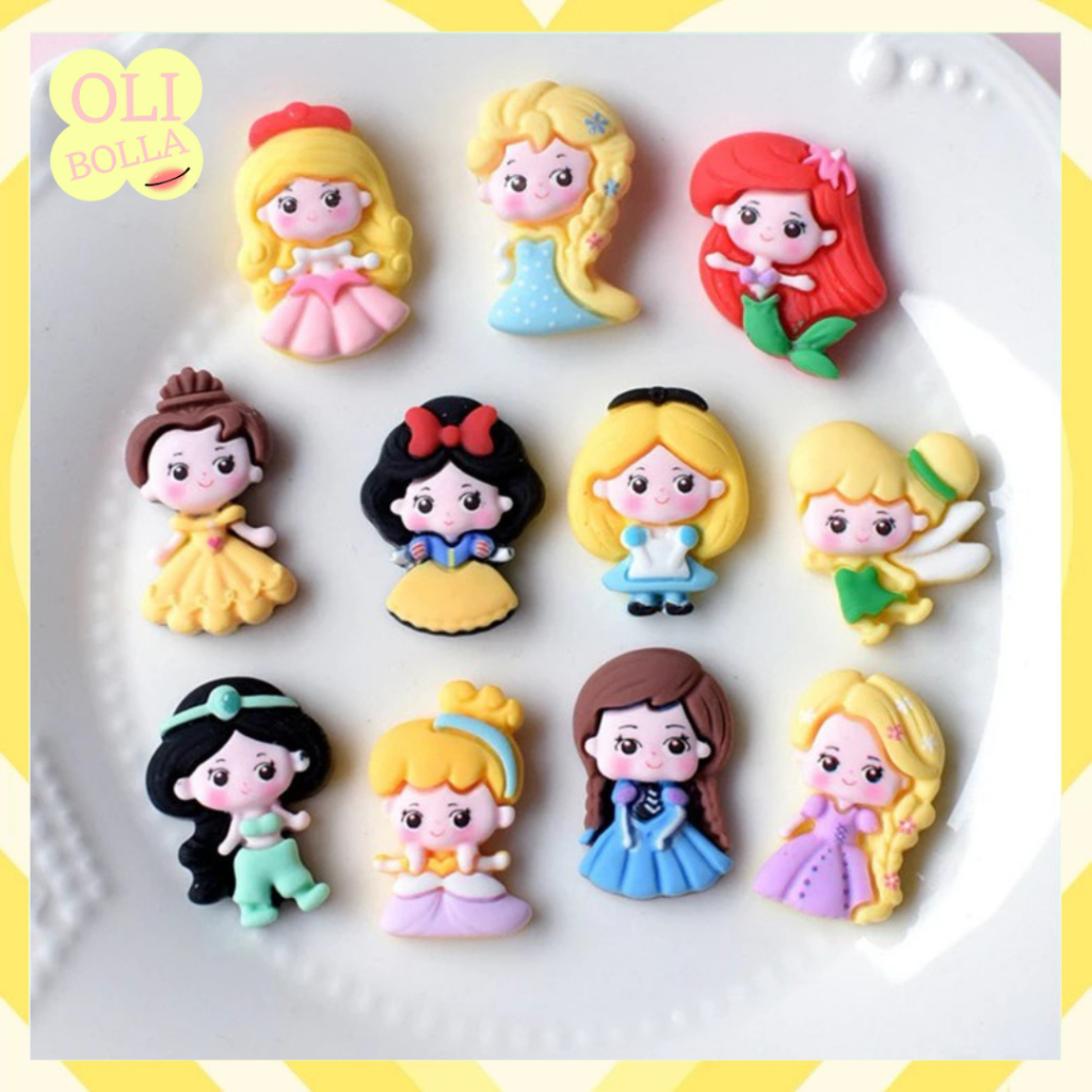 

Stiker 3D Resin Clay Motif Cartoon Princess Untuk DIY Tempelan Botol Minum Tumbler Hp Lucu
