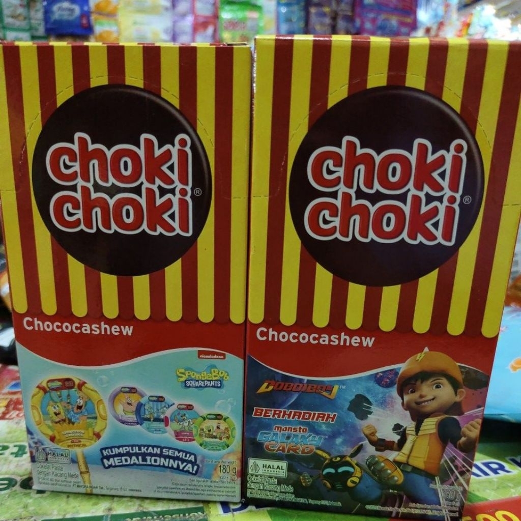 

Cokelat Choki Choki chococashew isi 20pcs