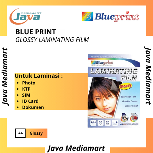 

Blueprint Laminating Glossy Film A4 - Bening