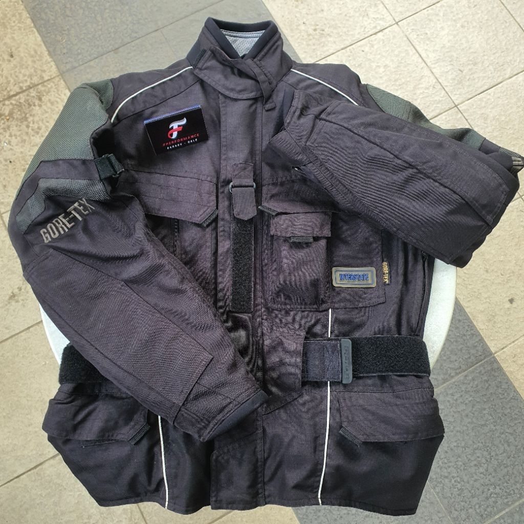 Jaket motor RS Taichi GoreTex Interstate Original protector waterproof riding gear jacket bike adven