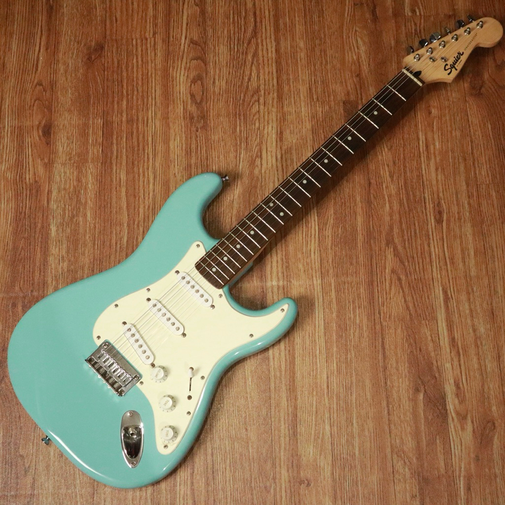 Squier Stratocaster Bullet Series HT in Tropical Turquoise Tahun 2019 Made in Indonesia